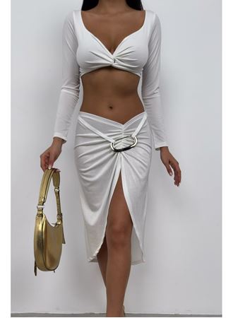 Toka Detay Asimetrik Etek