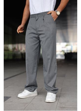 Erkek Beli Lastikli Baggy Pantolon