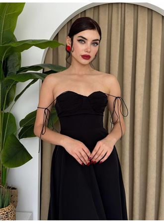 Elia İp Askılı Elbise