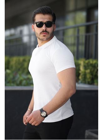 Erkek Kısa Kollu Yakalı Tişört