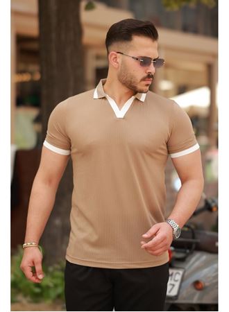 Erkek Hemşire Yaka Kısa Kollu Tişört