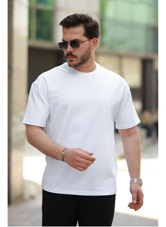 Erkek Kısa Kollu Basic Oversize Tshirt