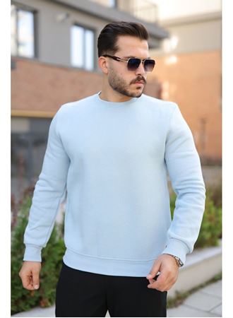 Erkek Üç İplik Şardonlu Sweatshirt