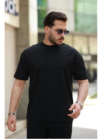 Erkek Kısa Kollu Basic Oversize Tshirt
