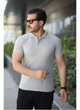 Erkek Kısa Kollu Yakalı Tişört