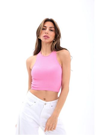 2501 SPORCU YARIM T-SHİRT-PEMBE