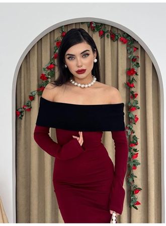 Leonidas Madonna Yaka Elbise