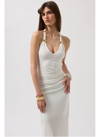 Aksesuar Detay Maxi Elbise