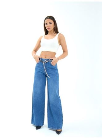 7398 KOT PANTOLON-MAVİ