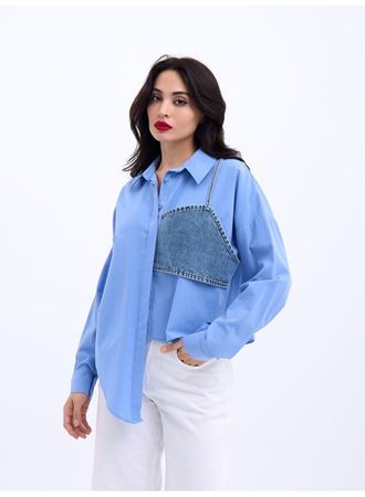 5419 GÖMLEK-KOYU MAVİ