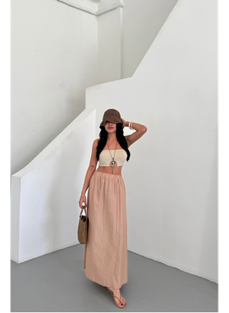 ETEK ŞANEL BOY SOFT KUMAŞ - Bej