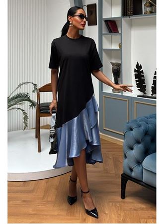 Volanlı Süprem Elbise 2864