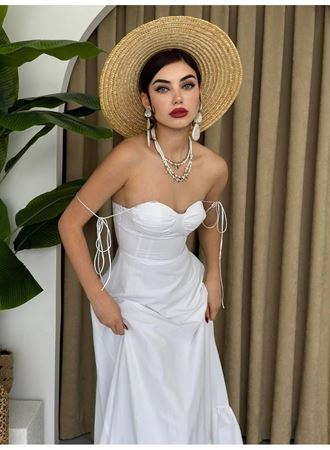 Elia İp Askılı Elbise