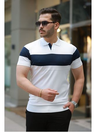 Erkek Yakalı Kısa Kollu Tişört