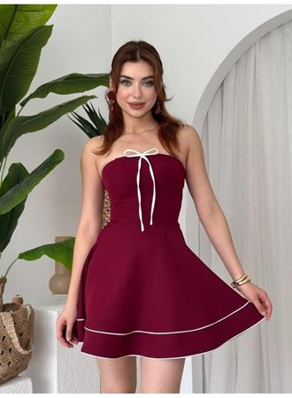 Yuna Straplez Elbise