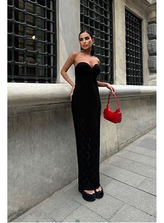 Eudora Ajurlu StraplezElbise 2771