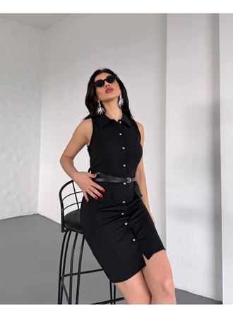 GÖMLEK YAKA ELBİSE