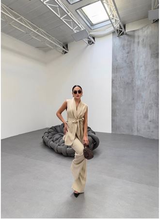 Cura Yelek Pantolon İki̇li̇ Takim