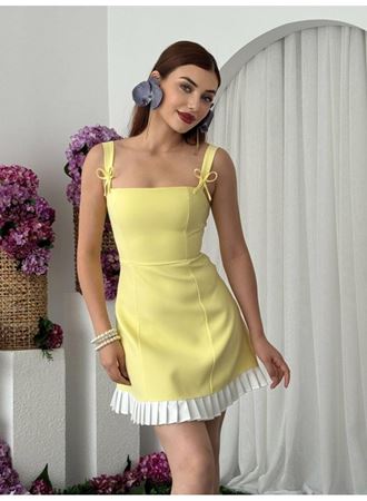 Steel Fiyonk Detay Elbise