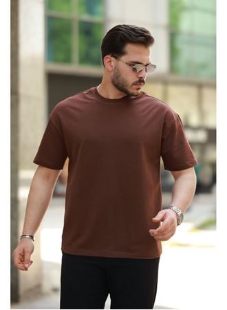Erkek Kısa Kollu Basic Oversize Tshirt