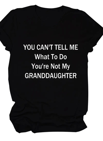 Baskılı Oversize Bisiklet Yaka T-shirt - Siyah