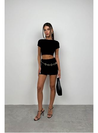 Yarım Kol Basic T-Shirt