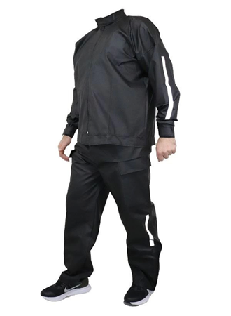 Yağmurluk Takım (Bahçıvan Tipi Askılı Pantolon Ve Mont) - Siyah