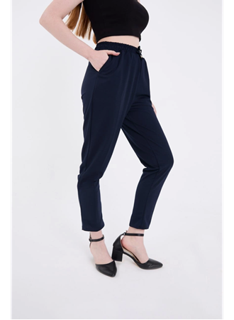 Tam Kalıp Basic Eşofman Pantolon - Lacivert