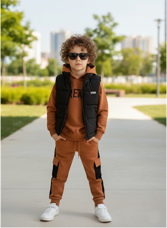 434332 YELEKLİ 3 LÜ ERKEK TAKIM 