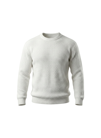 Erkek Bisiklet Yaka Örme Kazak