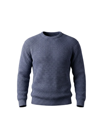 Erkek Bisiklet Yaka Örme Kazak