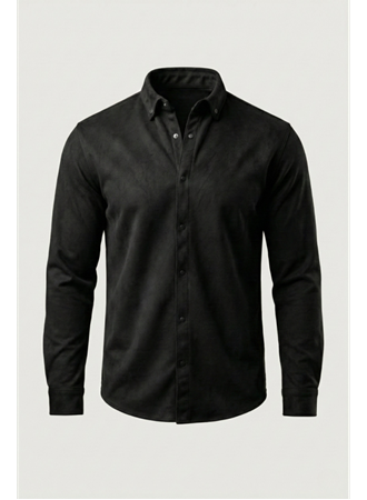 Erkek Uzun Kollu Süet Gömlek