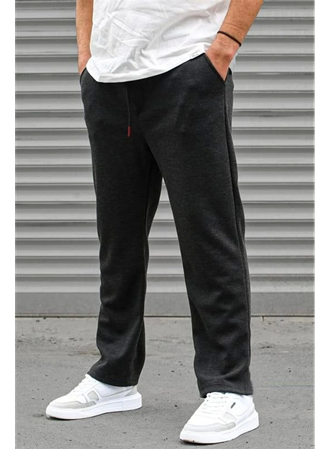 Üç İplik Basic Eşofman Pantolon - Antrasit