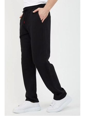 Üç İplik Basic Eşofman Pantolon - Siyah