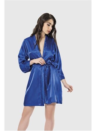 Arias Closet Saks Kısa Saten Sabahlık