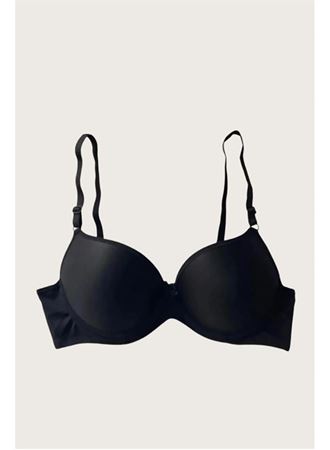 Mikro Kumaş Push Up Dolgulu Balenli Günlük Tek Destekli Sütyen