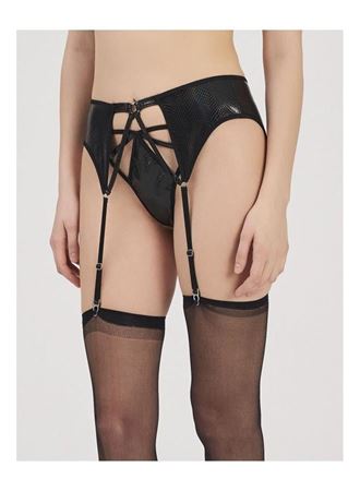 MOONLİGHT 3219 SİYAH JARTİYER STRING TAKIM