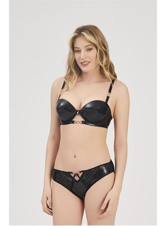 MOONLİGHT 333 SİYAH SÜTYEN SLİP TAKIM