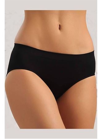 Siyah Dikişsiz Slip Külot