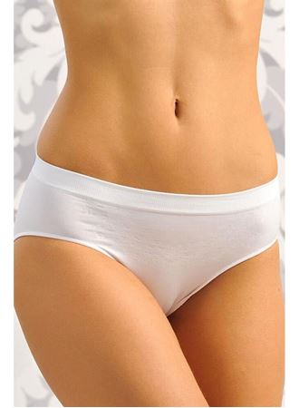 Beyaz Dikişsiz Slip Külot