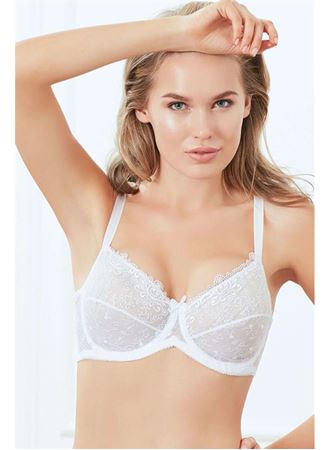 Balenli Desteksiz Dolgusuz Toparlayıcı Dantelli Küçültücü Sütyen