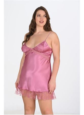 Büyük Beden Gülkurusu Gecelik