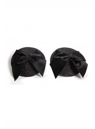 Siyah Fiyonklu Fantezi Göğüs Ucu Kapatıcı