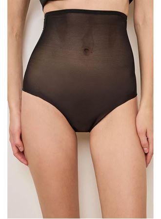 Yüksek Bel Sıkılaştırıcı Siyah Külot Korse