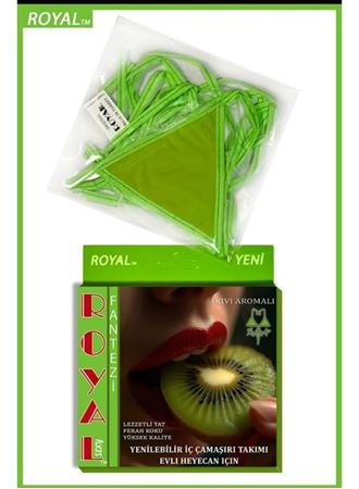 Fantezi Tüketilebilen Yenilebilir Kivi Aromalı İç Çamaşırı Takımı