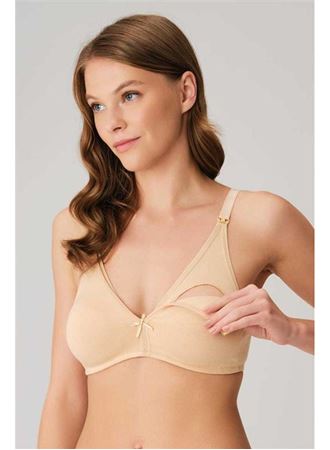 Pamuklu Balensiz Lohusa Önden Açılan Emzirme Sütyeni