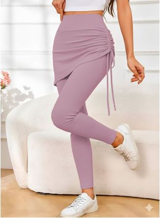 Kadın Yüksek Bel Yandan Büzgülü Alttan Uzun Kaşkorse Tayt Etek