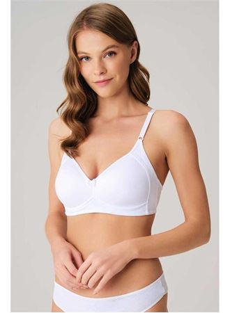 Kadın Balensiz Desteksiz Dolgusuz Toparlayıcı Yumuşak Süngerli Günlük Klasik Küçültücü Sütyen (3419)