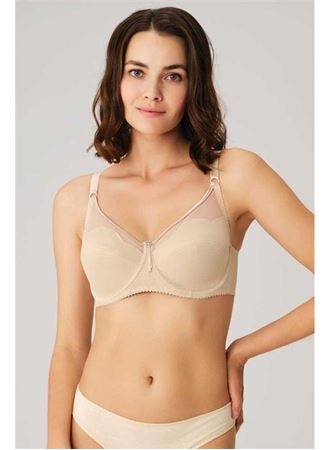 Kadın Balenli Desteksiz Dolgusuz Toparlayıcı Günlük Klasik Küçültücü Sütyen (3525)