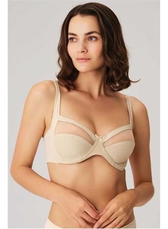 Anıl Kadın Toparlayıcı Balenli Desteksiz Dolgusuz Küçültücü Sütyen (3696)